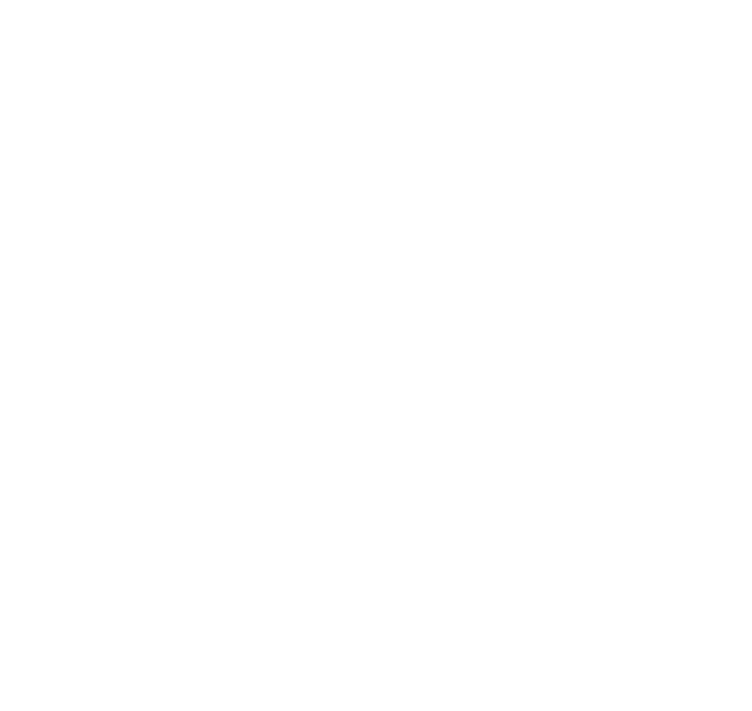 logo shaped like a scallop shell with an arrow